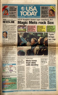 MetsPolice.com 1986 World Series Game 7 USA Today