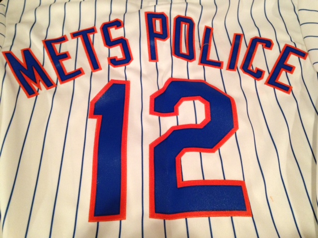 mets metspolice 12 jersey new mets home uniform