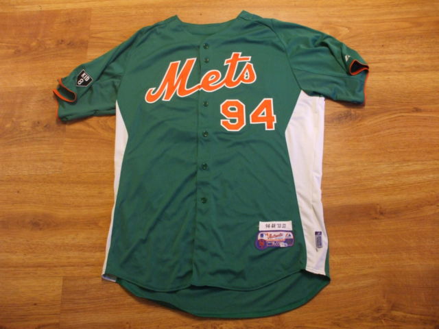 You could own these cool Green Mets jerseys (2012 St. Patrick's Day  editions) - The Mets Police