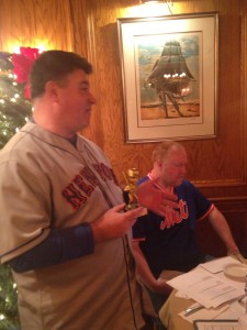 2012 Mets Police Award winner Mark Healey