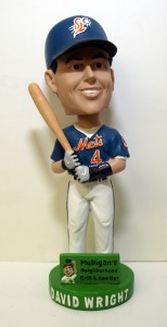 MetsPolice David Wright Blue St Lucie Bobblehead