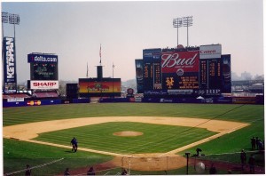 2001 Mets Opening Day Outfield