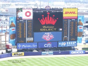 Shea Stadium scoreboard