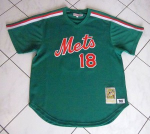 1985 mets st. patrick's day jersey