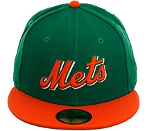 orange and green mets cap