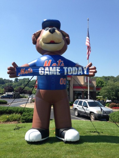 The Kingsport Mets new mascot Slider