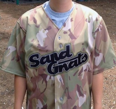 The Sand Gnats wore these jerseys the other day