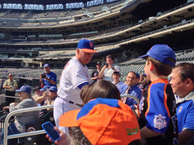 Pictures from today's Mets ticket holders gathering