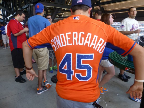 MetsPolice.com All Star Game 2013 syndegaard jersey