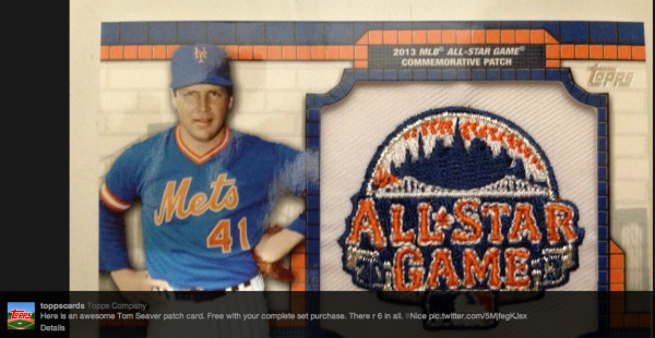 tom seaver all star patch card