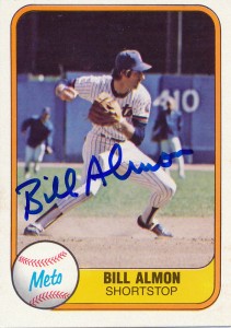 MetsPolice Billy Almon Signed Card 2