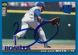 MetsPolice Bobby Bonilla Signed Card 2