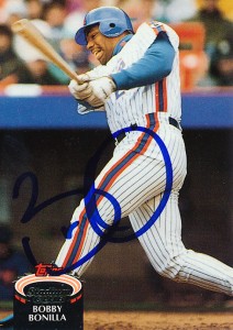 MetsPolice Bobby Bonilla Signed Card 1