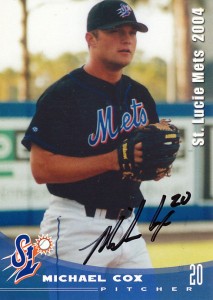 MetsPolice Mike Cox Signed Card