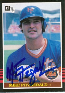 MetsPolice Mike Fitzgerald Signed Card 2