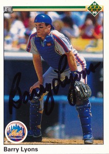 MetsPolice Barry Lyons Signed Card 1