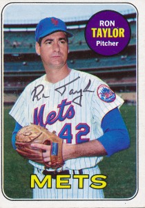 MetsPolice Ron Taylor Signed Card 3