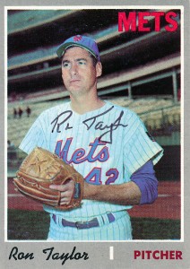MetsPolice Ron Taylor Signed Card 2
