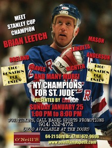 athlete poster Brian Leetch - COORS LIGHT