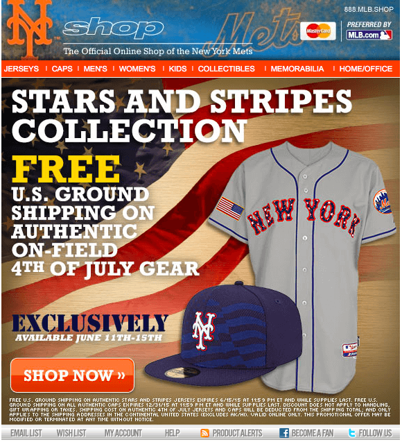 2015 Mets Stars and Stripes