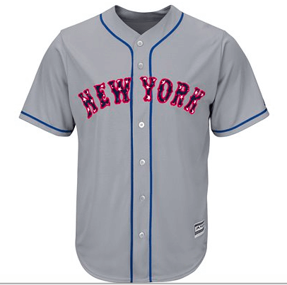 2015 Majestic Athletic Mets Stars and Stripes jersey