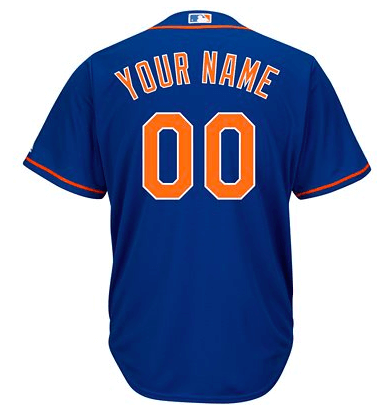 Majestic Athletic Cool Base Mets jersey