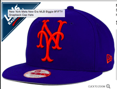 biggie mets cap