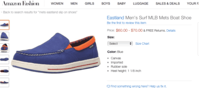 mets boat shoes