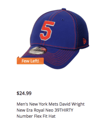 david wright 5 cap