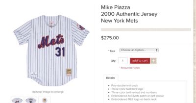 throwback piazza jersey