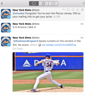 mets twitter feed