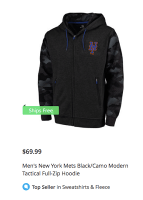 black mets jacket with camo