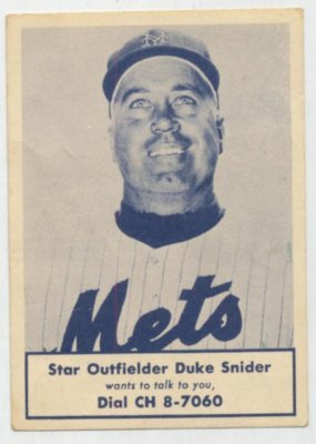 duke snider card