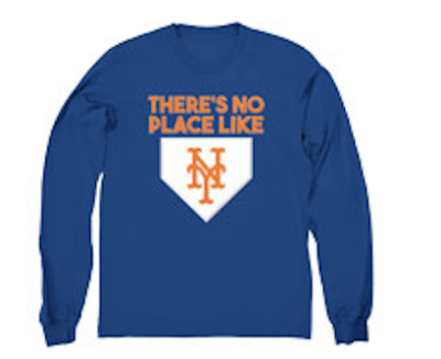 mets t-shirt there's no place