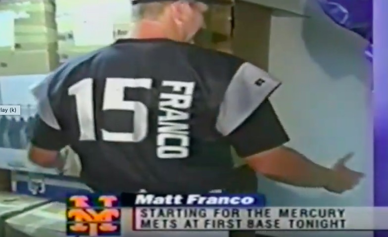 Mike Piazza Did Not LIke Mercury Mets Jersey