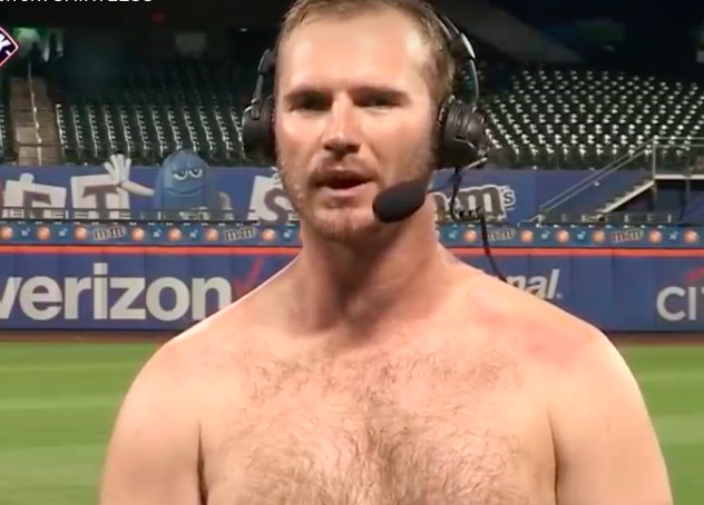 Shirtless Pete Alonso is everywhere after Mets win