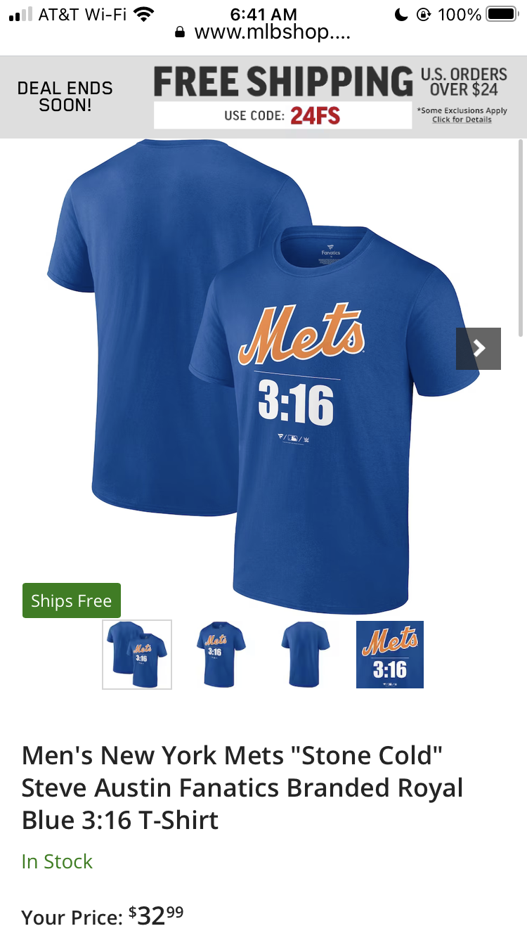 Mets Stone Cold Austin 3:16 t-shirt - The Mets Police