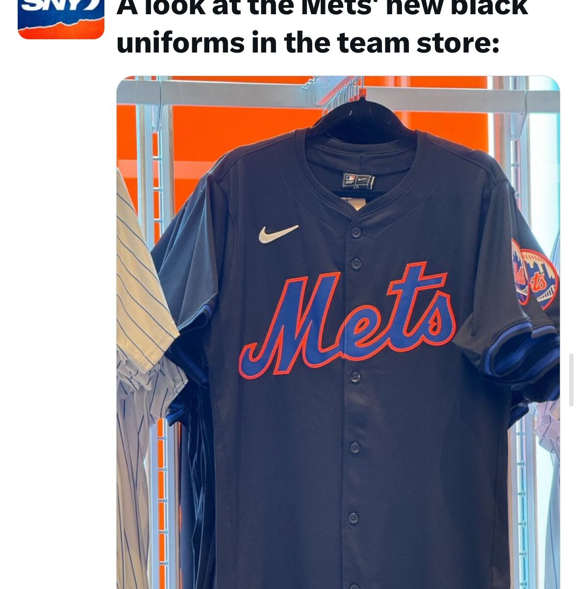 LOL Mets: even fools who like the Mets black jerseys HATE the new black ...